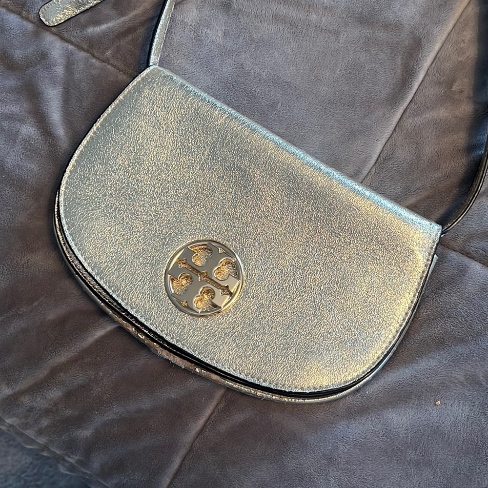 Tory Burch gold accent crossbody bag